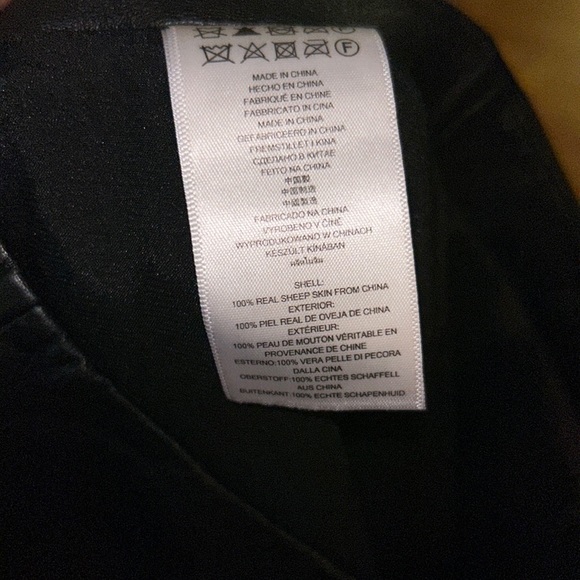 Michael Kors 100% Authentic Leather Skirt with Zippers - Picture 5 of 10